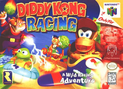 nintendo 64 console with diddy kong racing